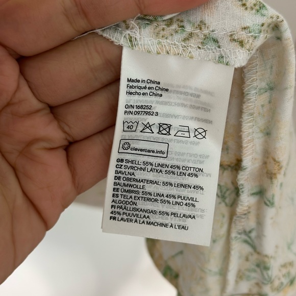 Linen Blend Dress - Picture 4 of 10